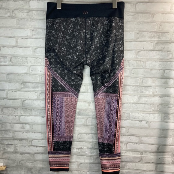 CALIA Bohemian Graphic Print Leggings Size L - Picture 4 of 14